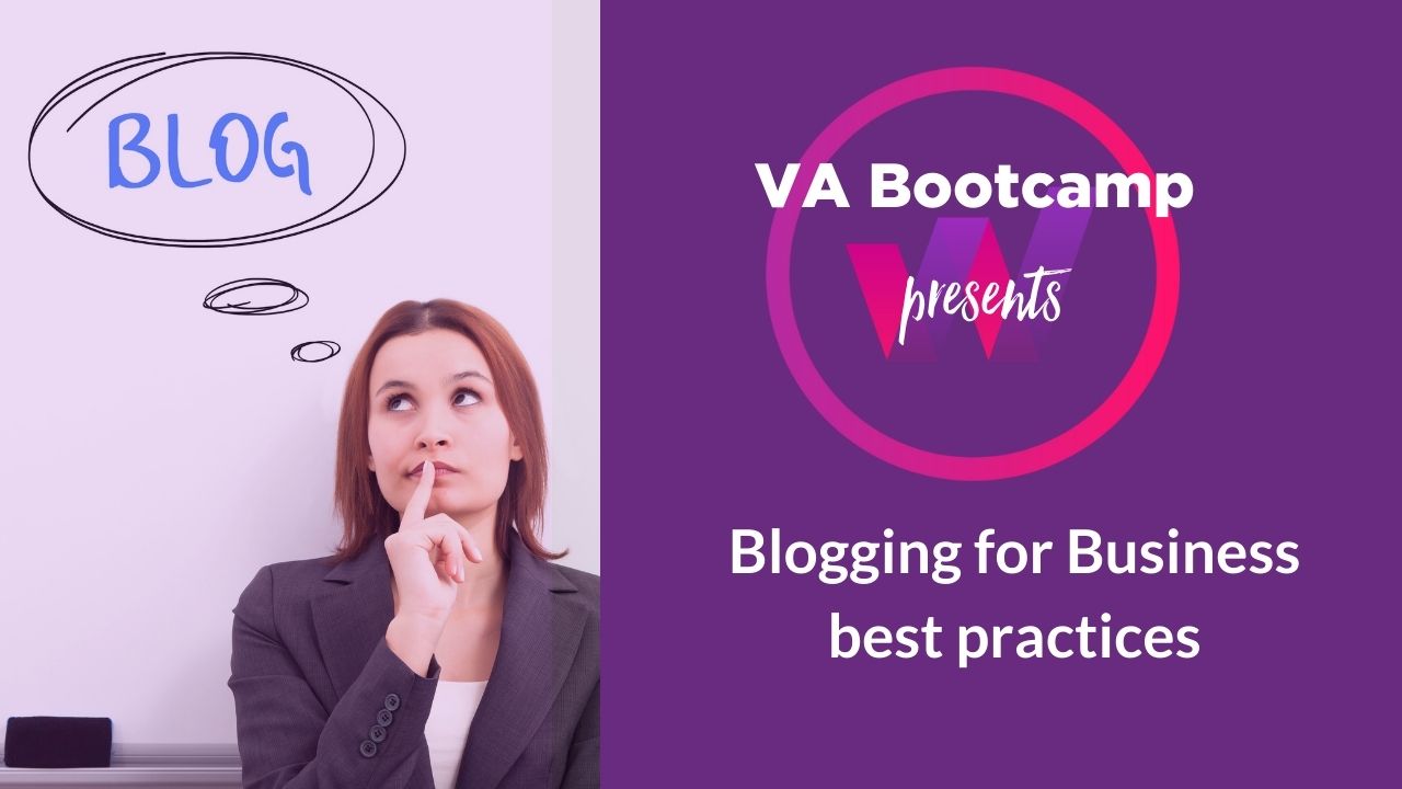 Blogging for Business best practices